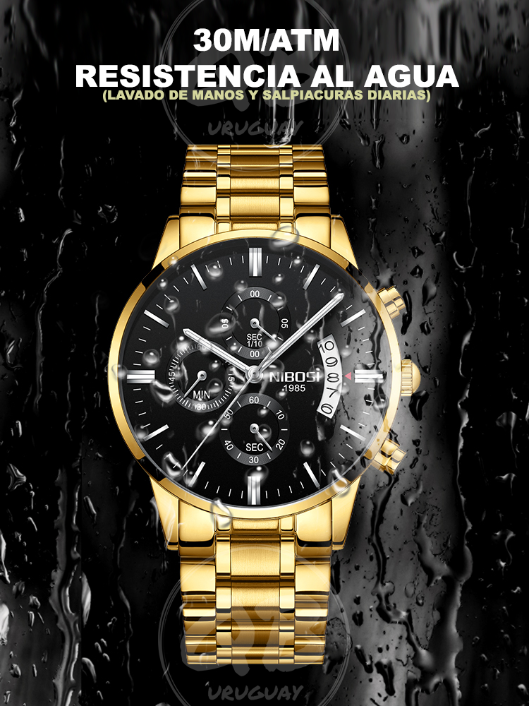 Reloj NIBOSI 2309 Dorado